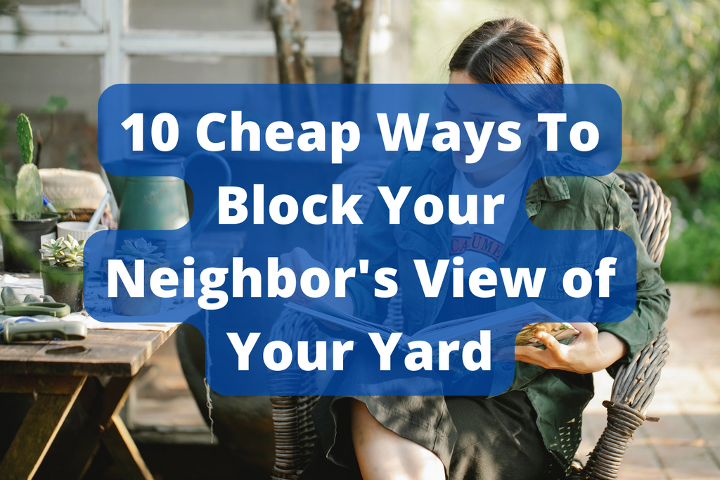 10 cheap ways to block your neighbor’s view